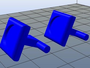 simple cuadrado de colleras accesorios brazalete enlace los enlaces 3d print model - Mito3D