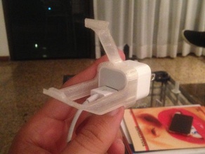 iphone charging holder mobile phone 3d print model - Mito3D