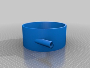 blue cup tools bowl gold prospecting 3d print model - Mito3D