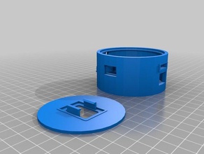 requin shaker L'impression 3d cas le boîtier la science 3d print model - Mito3D