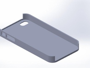 iphone 4 4s case v2 mobile phone 3d print model - Mito3D