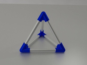 tetrahedron tetraedre platon kalem ıkea matematik sanatı ikeahack hack 3d print model - Mito3D