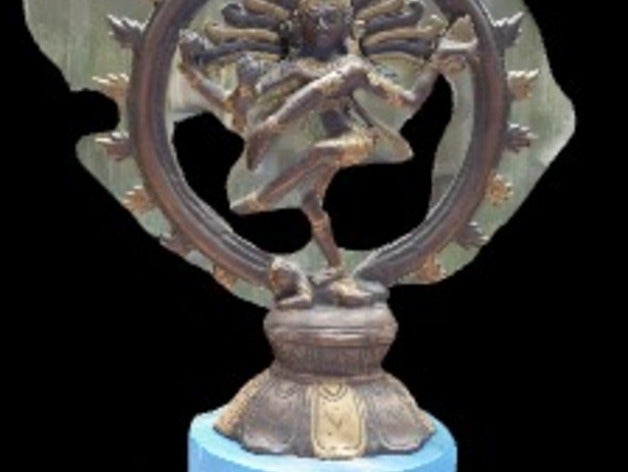 shiva natraj varreduras réplicas hindu espirituais estátua 3D print model - Mito3D