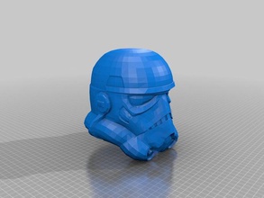 casco de stormtrooper disfraz 3d print model - Mito3D