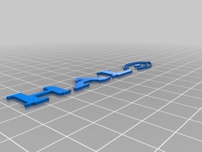 halo sign 3d printing 3d print model - Mito3D