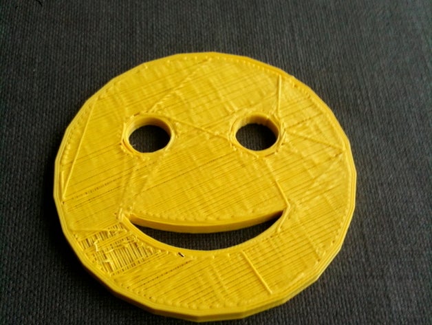 smiley outros 3d decoração modelo 3D print model - Mito3D