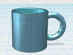 3d cup Stampa prove 3dmodel tazza 3d print model - Mito3D