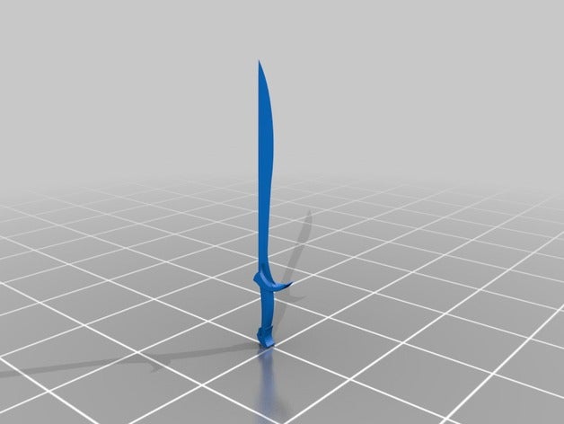 thorin's sword lord rings props 3D print model - Mito3D