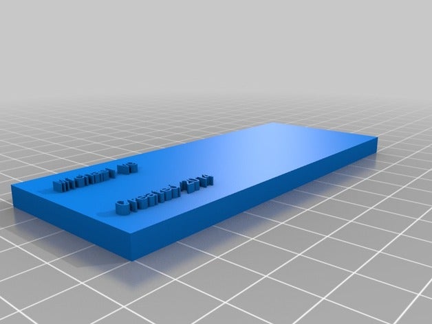 equation name plate customized 3D print model - Mito3D