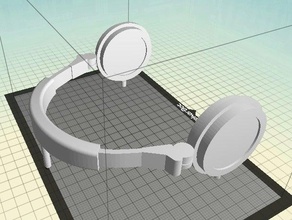 kulaklık 2 köprü taslak ses mermer 3d print model - Mito3D