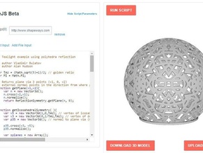 yansıma tealight matematik sanatı shapejs 3d print model - Mito3D