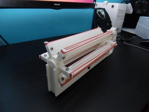 gatling rubber band gun toys & games freecad 3d print model - Mito3D