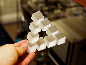 triangolo di penrose illusione altri 3d print model - Mito3D