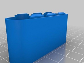 aa case 4x1 containers customized 3d print model - Mito3D
