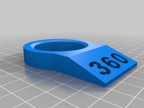 360 beisebol stand decoração 3d print model - Mito3D