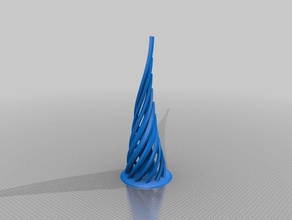 trucioli - alpha matematica arte astratto astratta openscad la scultura 3d print model - Mito3D