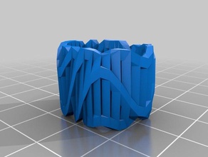open frame ring bracelet thing fashion customized 3d print model - Mito3D