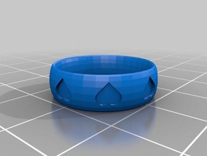 ring absent hearts rings heart valentines day 3d print model - Mito3D