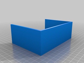 extendable tray container end piece 3d printing holder 3d print model - Mito3D