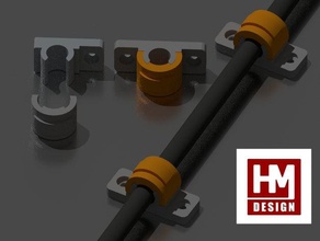 Kabel-management-clips Haushalt Kabel-clip die Kabelführung Kabel-Halter Kabel-management Kabelbinder 3d print model - Mito3D