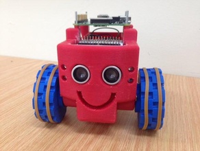 apogee - raspberry pi robot Robotik 28byj-48 adafruit freecad hc-sr04 powerbank ahududu step motor Ultrasonik mini kadar 3d print model - Mito3D