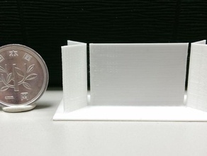 de parede fina teste A impressão 3d testes 3d print model - Mito3D