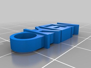 ken Schlüsselbund - Organisation kundengebundene 3d print model - Mito3D