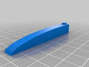 9 stud curva juguetes de construcción personalizado 3d print model - Mito3D