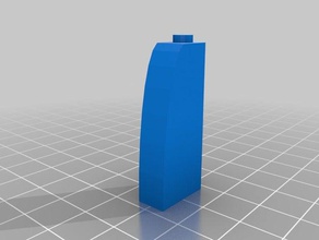 4 alta de la curva juguetes construcción personalizado 3d print model - Mito3D