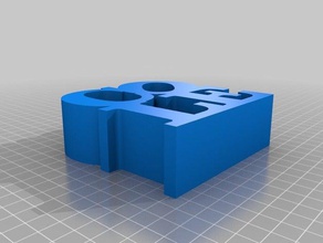 cole palavra coisa esculturas personalizado 3d print model - Mito3D