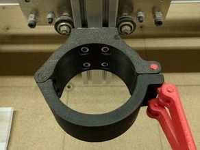 quick release bosch colt cnc spindle mount machine tools mill shapeoko 3d print model - Mito3D