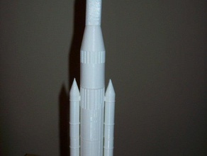 sls rocket 9 inches tall vehicles model nasa 3d print model - Mito3D
