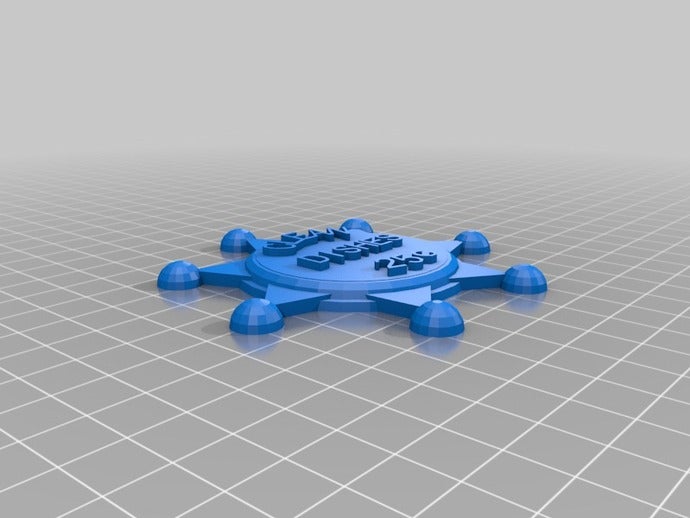pulire i piatti distintivo gioielli personalizzato 3D print model - Mito3D