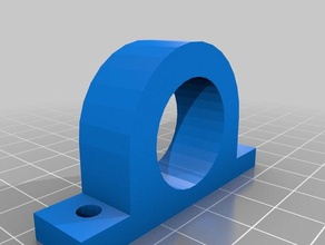 608zz travesseiro montagem de bloco mesma pegada kp08 Impressora 3d peças rolamento pillow block 3d print model - Mito3D