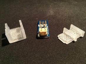 custodia micro-lipo caricabatterie usb l'elettronica adafruit recinzione elettronica recinto lipo 3d print model - Mito3D