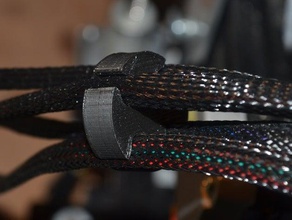 haz de cables soporte partes bundle el cable los la abrazadera titular alambre alambres 3d print model - Mito3D