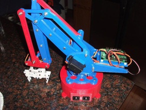 open source braccio robotico lite i2 file mod la robotica 3d print model - Mito3D