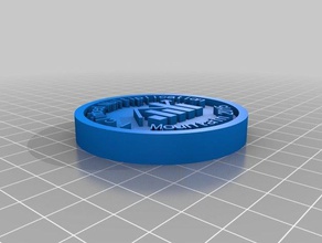 shep glen math 3 coin coins & badges customized 3d print model - Mito3D