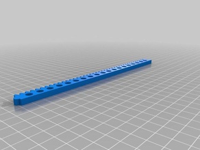 toothed rack gear module 15 tools rake 3d print model - Mito3D