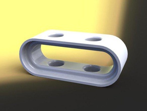 porta cepillo dientes Impresora 3d accesorios accesorio de 3d print model - Mito3D