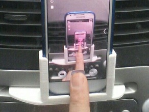 s4 mini softcase carholder mobile phone 3d print model - Mito3D
