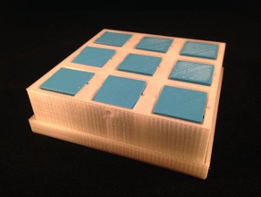 tic tac toe oyunlar oyun tahtası 3d print model - Mito3D