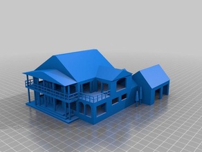 basteln cad-Haus Gebäude & Strukturen 3d print model - Mito3D