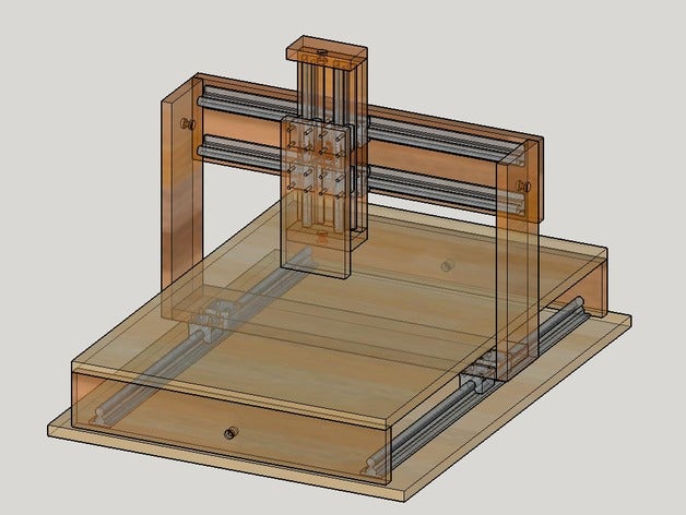 cnc-Zeichnungen sketchup cnc-frse cnc-Maschine cnc-Mühle 3D print model - Mito3D