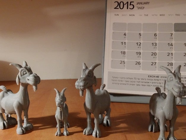 goat animals 3D print model - Mito3D