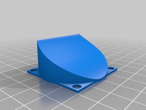 robo3d r1 hexagon parts fan shroud 3d printer cooling duct robo hot end 3d print model - Mito3D