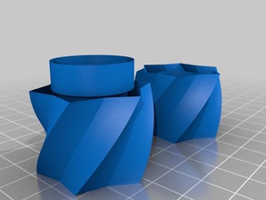 twisted yıldız kutu diğer 3d print model - Mito3D