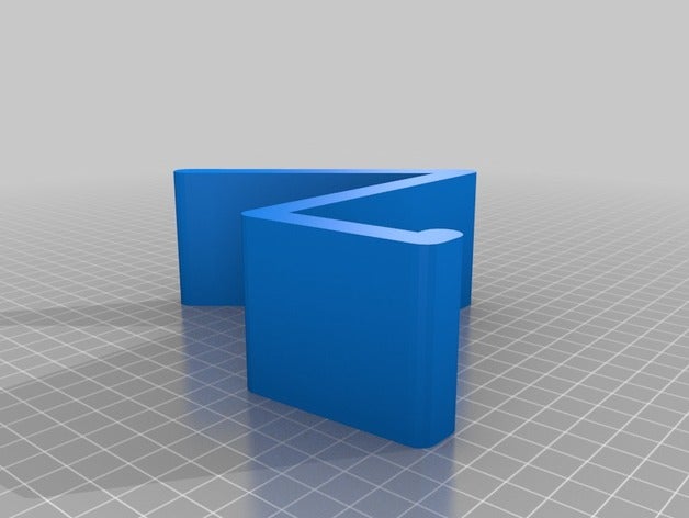 paramétrico livro stand de exibição lábio office 3D print model - Mito3D