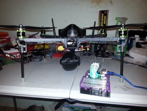 loki locate observe krack isolate kali linux quadcopter search rescue uas robotics 3dr gps aerial vista drone gsm odroid pentesting pixhawk uav ubiquiti 3d print model - Mito3D