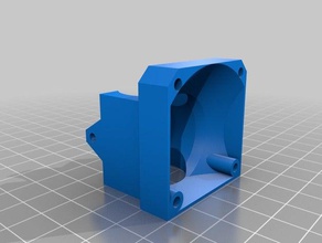 40mm fan mount e3dv6 3d printer extruders e3d v6 moun 3d print model - Mito3D